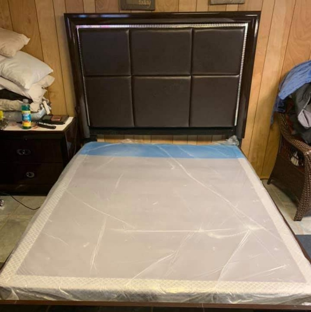 Queen Size bed frame and headboard - Pick Up Only